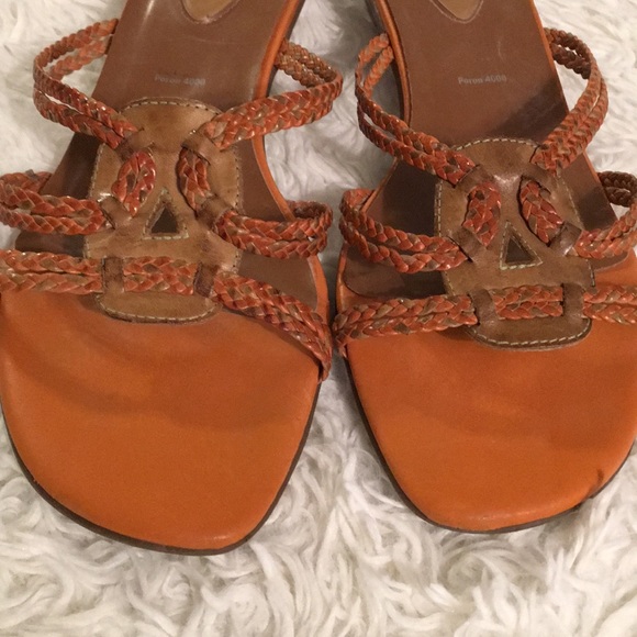 Nickels Soft Leather Braided Sandal Size 9M - Picture 2 of 7